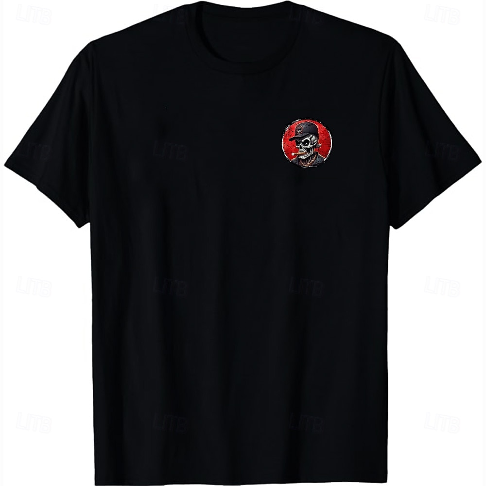 T-Shirt grafica da uomo 'Sono Vecchio Ma Sono Come Un Anziano Figo' Design di teschio T-Shirt sullo stile di vita dell'invecchiamento cool del 2026 a $17.49 –P3