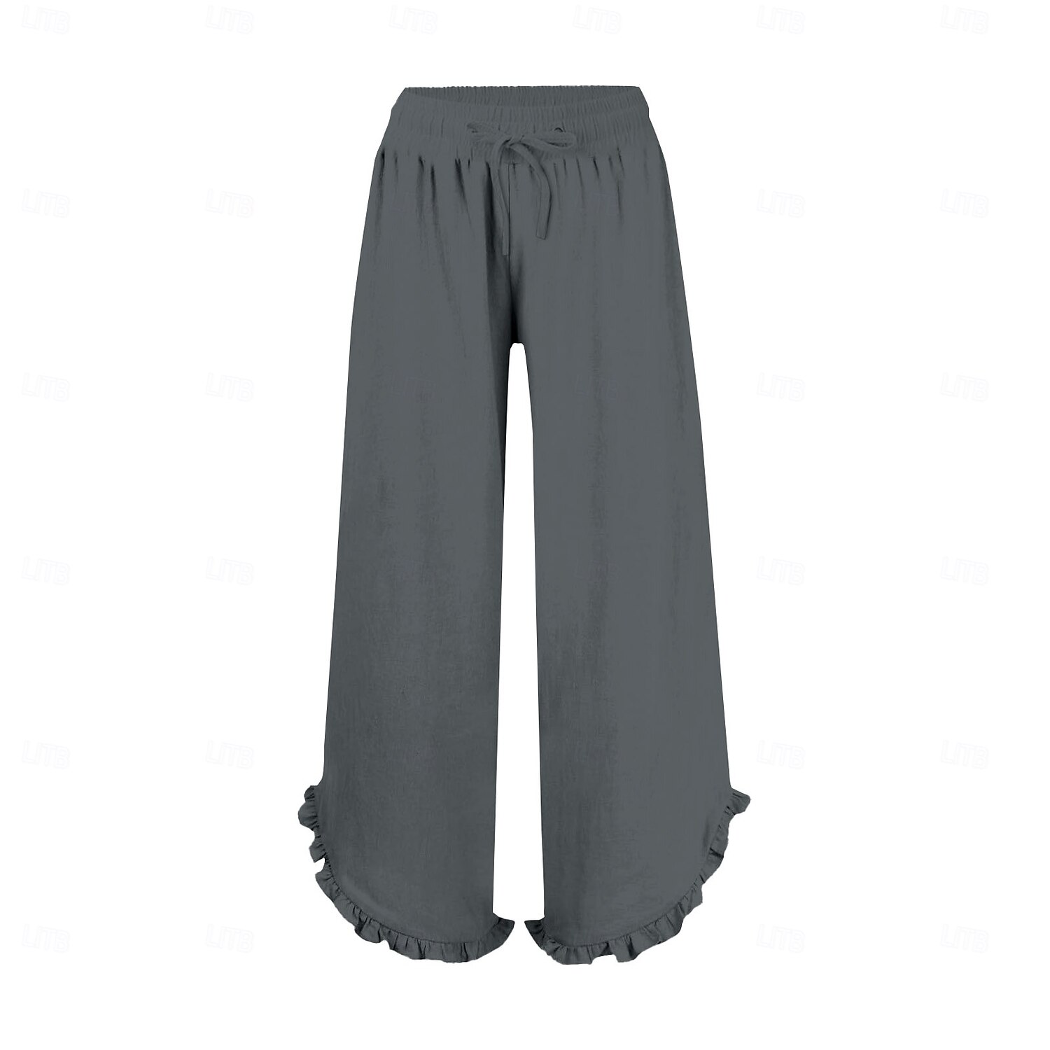 Women's Chinos Comfort Ankle-Length High Waist Solid Colored Inelastic Casual Daily Apple Green Navy-blue claret Cuticolor Summer Spring Loose Fit 2025 - $17.99 –P7
