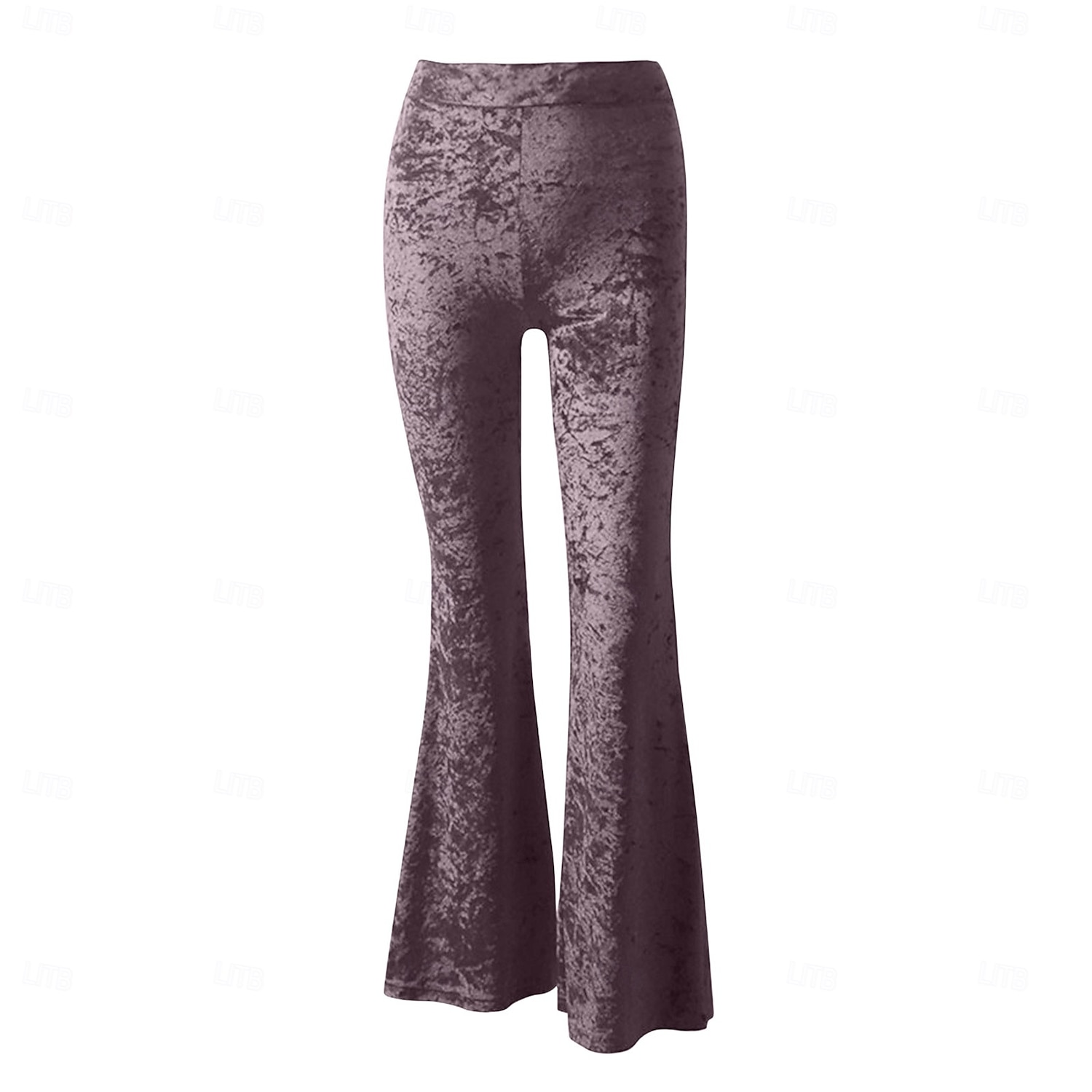Retro / vintage 60-talet Hippie Lång längd Bell Bottom byxor Utsvängda byxor Hippie Ensfärgat Maskeradkläder Dam Karnival Dagliga kläder Prideparad Pride månad Vuxna Byxor 2025 - $20.99 –P5