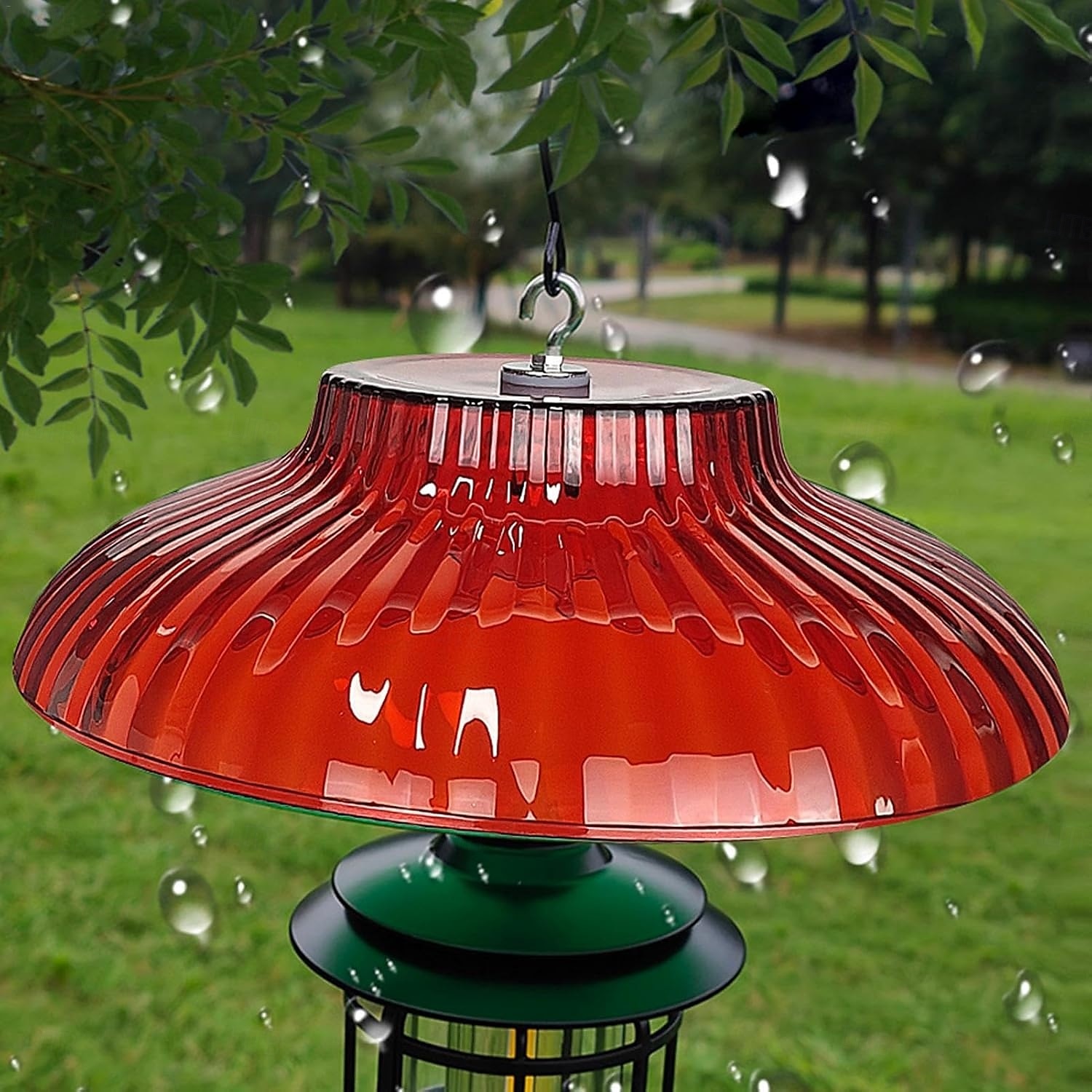 Bird Feeder Baffle, Rain Guard Bird Feeder Cone Squirrel Shield, Bird Feeder Protector, Hooked Squirrel Guard, Outdoor Squirrel Baffles for Bird Feeding Station 2025 - $20.99 –P6