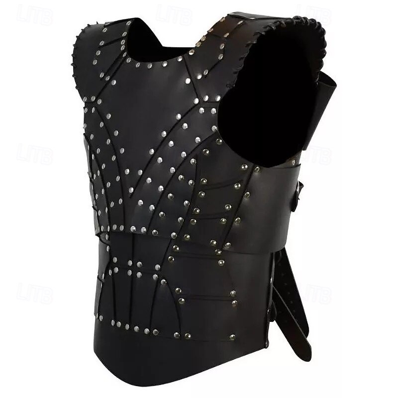 Retro Antiguo Medieval Renacimiento Faja Armas y Armaduras Baile de Máscaras Remache Hombre Celta Carnaval Mascarada Rendimiento Víspera de Todos los Santos Mascarada Adulto Faja 2025 - $60.99 –P3