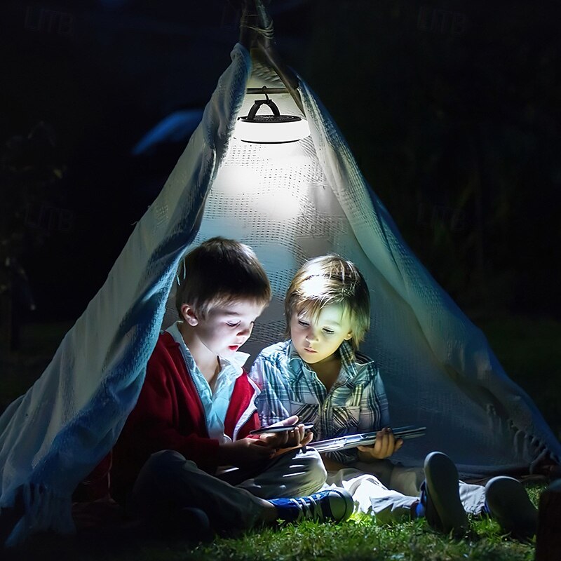 1 ventilador de acampamento portátil 2 em 1 que pode ser pendurado ou erguido, com dois níveis de escurecimento e dois níveis de ajuste de vento, adequado para acampamentos em barracas, viagens, escritório e uso doméstico, tipo C de 2025 por $37.99 –P4