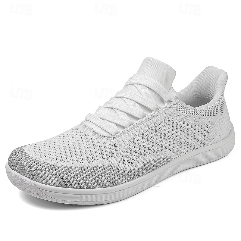 barfota vardagssneakers för män - modern svart, andningsbar mesh, komfortsula - lämplig för dagligt bruk och lätta sporter 2026 - $46.99 –P2