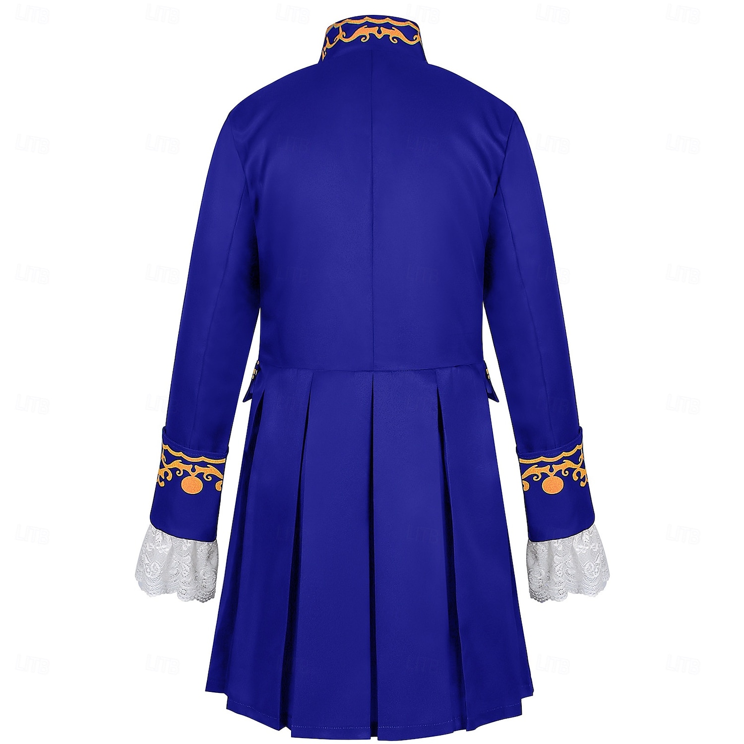 Retro / vintage Kostymer i middelalderstil Steampunk Jakke tailcoat Ytterklær Prins Adelsmann Helfarge Herre Steampunk Karneval Maskerade Fest / aften Voksne Frakk 2025 - $37.99 –P14