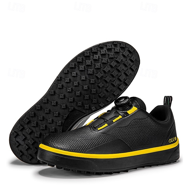 Sapatos de golfe brancos ultraleves masculinos com detalhes em azul, material de microfibra, ajuste confortável para jogadores de golfe profissionais de 2026 por $69.99 –P3