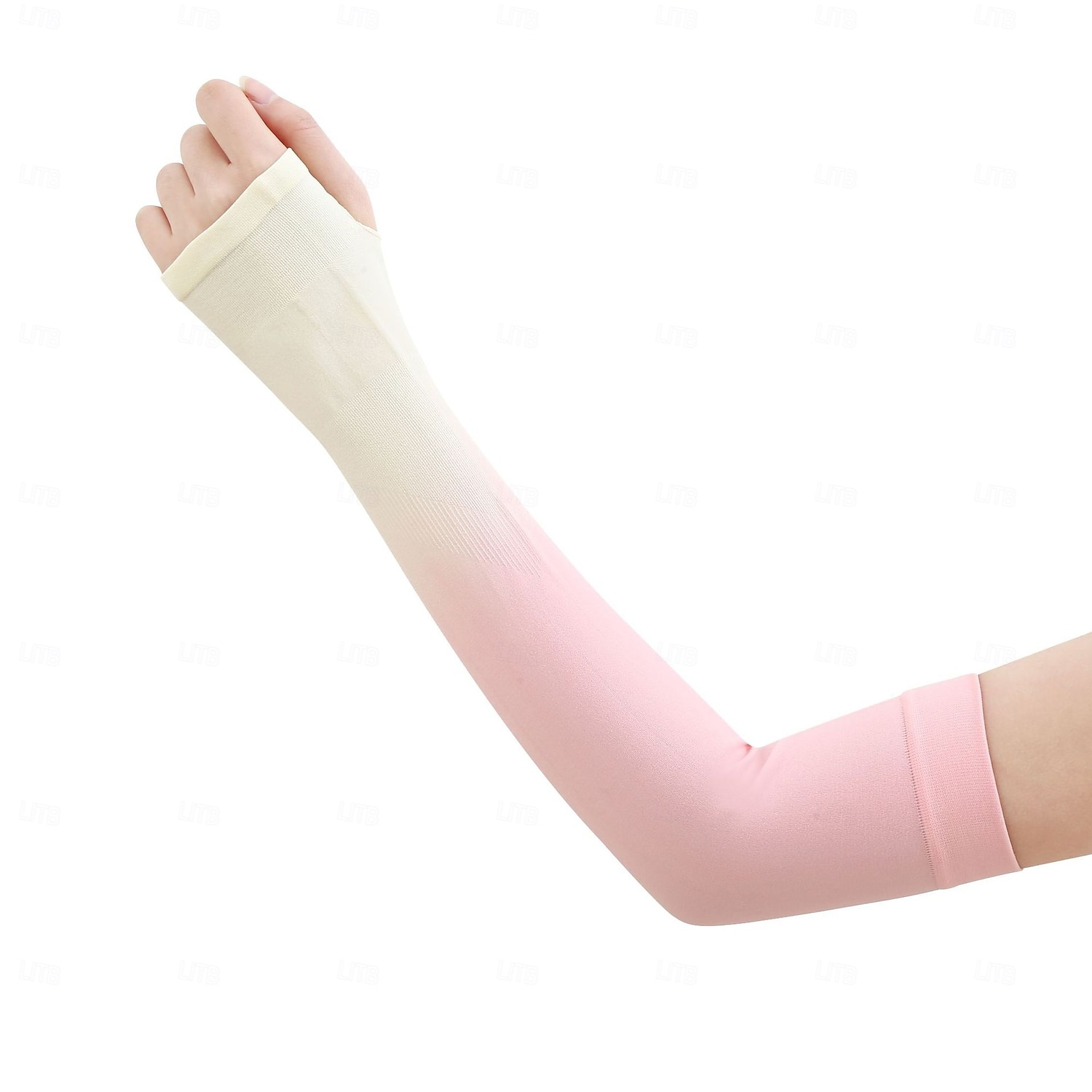 Manches en soie glacée à dégradé protection UV compression gants chauffants pour hommes et femmes pour la course le cyclisme et la pêche avec un dégradé de couleurs de 2025 ? $10.99 –P7