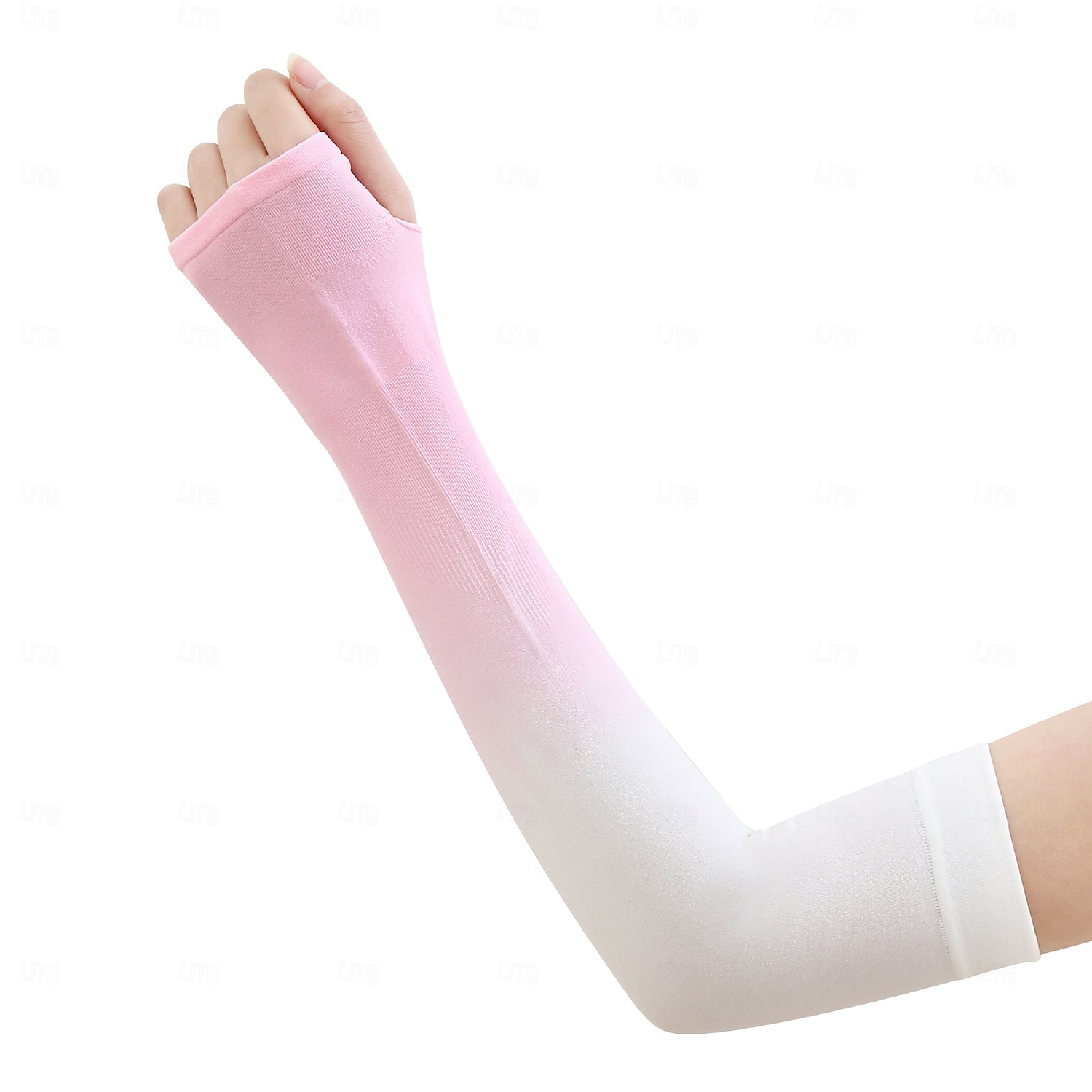 Manches en soie glacée à dégradé protection UV compression gants chauffants pour hommes et femmes pour la course le cyclisme et la pêche avec un dégradé de couleurs de 2025 ? $10.99 –P8