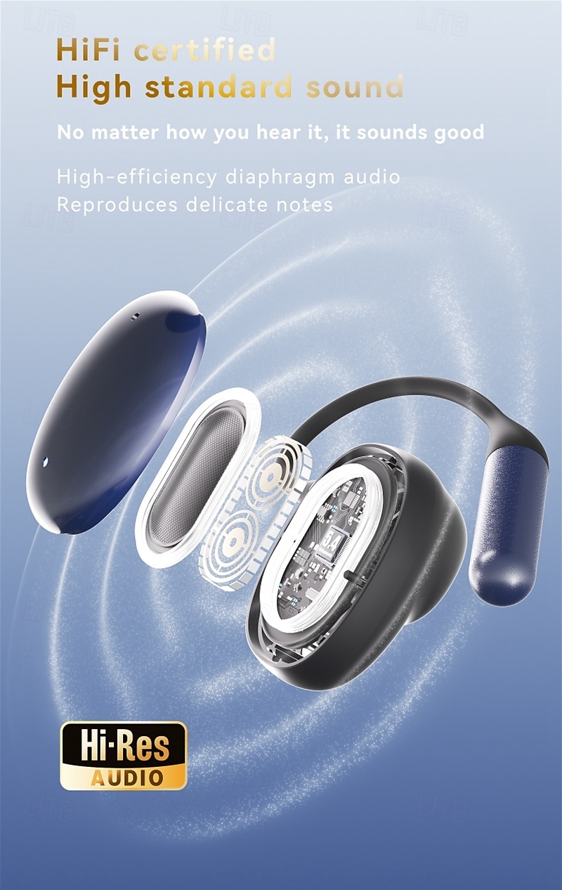 Fineblue Беспроводная гарнитура F2Pro TWS с Bluetooth 5.0 и интеллектуальным шумоподавлением Водонепроницаемая стереогарнитура с микрофоном 2025 - $75.99 –P6