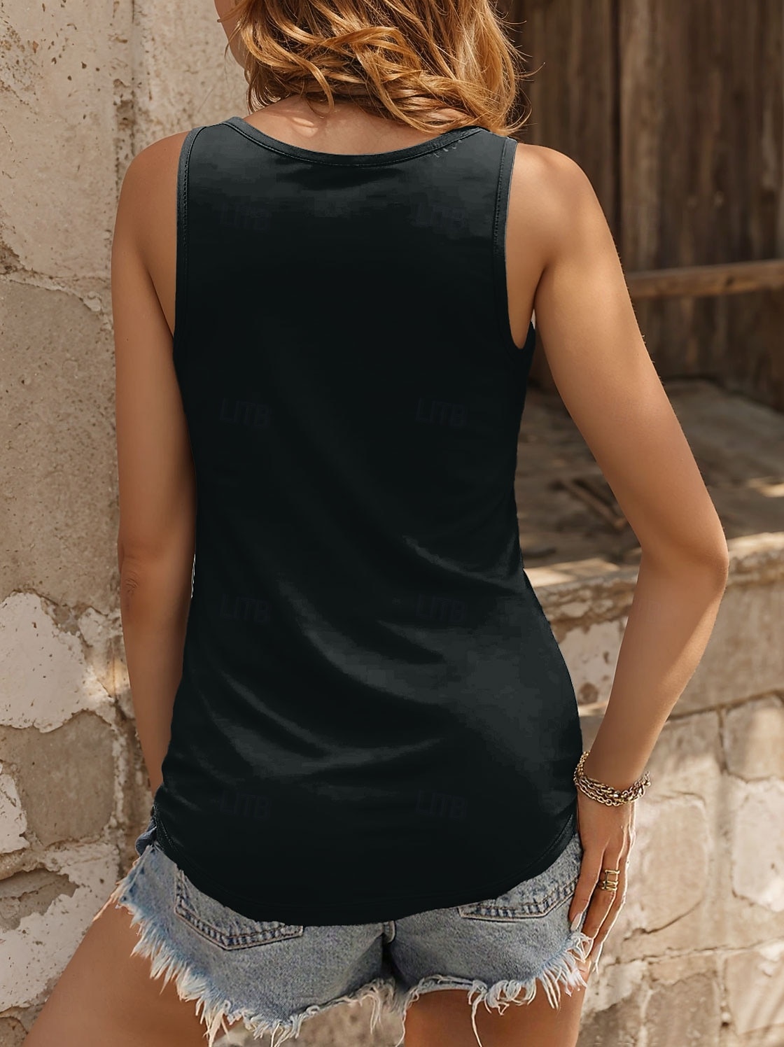 Függetlenségi Nap Amerikai Évforduló Hazafias Női Kamiszolás Tank Felső Zászló Napi Stílusos Ujjatlan Kerek Nyak Szokásos Felsők Napi Ünnep Gombok Nyomtatás Fekete Nyár 2026 - $19.99 –P3