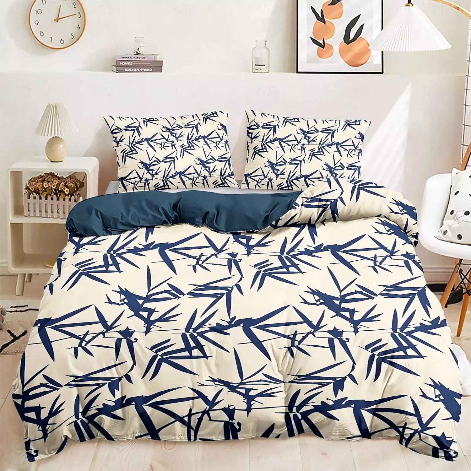 Bamboo Duvet Cover Full Size Bedding Set Bed Sets Quilt Cover Soft Lightweight Comforter Cover with 2 Pillowcases for Summer Spring 2025 - $60.99 –P5