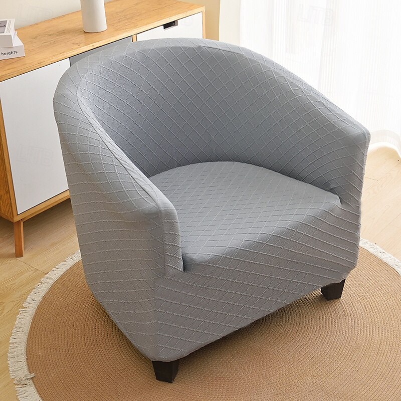 capa de cadeira de poltronas de banheira de clube, capa de sofá de lã polar, capas de sofá elásticas para protetor de móveis de sala de estar de 2025 por $35.99 –P5