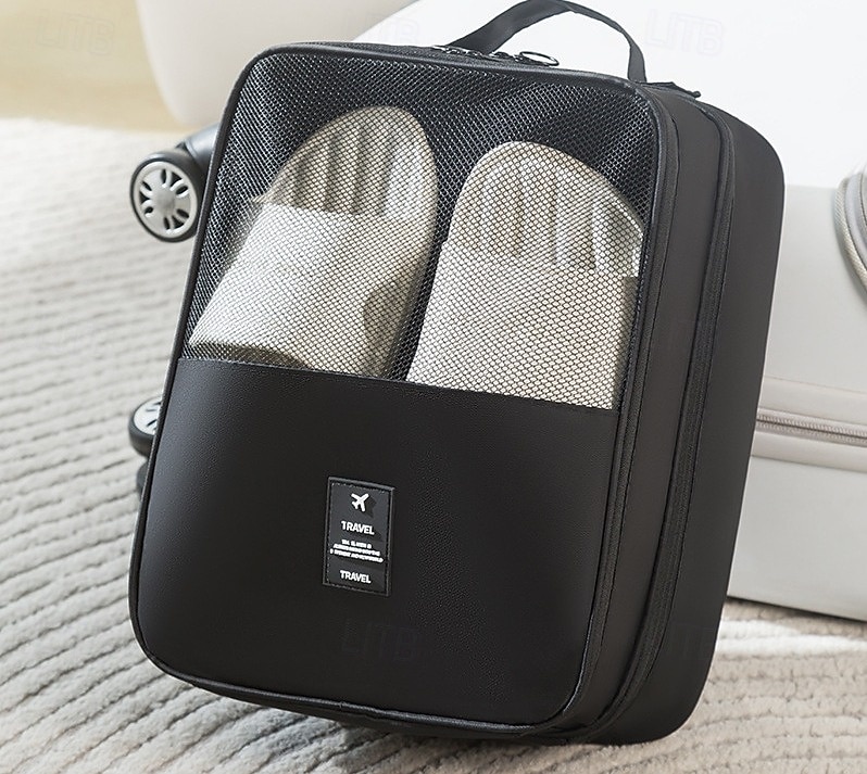 Bolsa de viaje para guardar zapatos, organizador de zapatos portátil a prueba de polvo y engrosado de 3 capas, práctico estuche de viaje. 2026 - $9.99 –P8