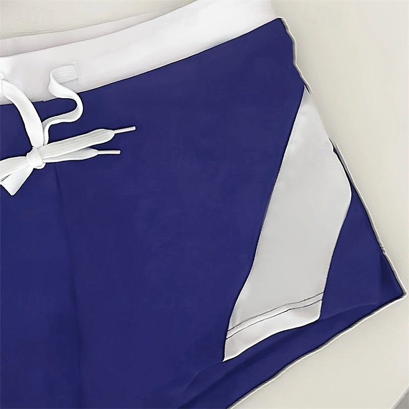 Men's Swim Shorts Swim Trunks Patchwork Drawstring Quick Dry Comfortable Breathable Swimwear Bottoms Surfing Beach Water Sports Summer 2026 - $12.99 –P3