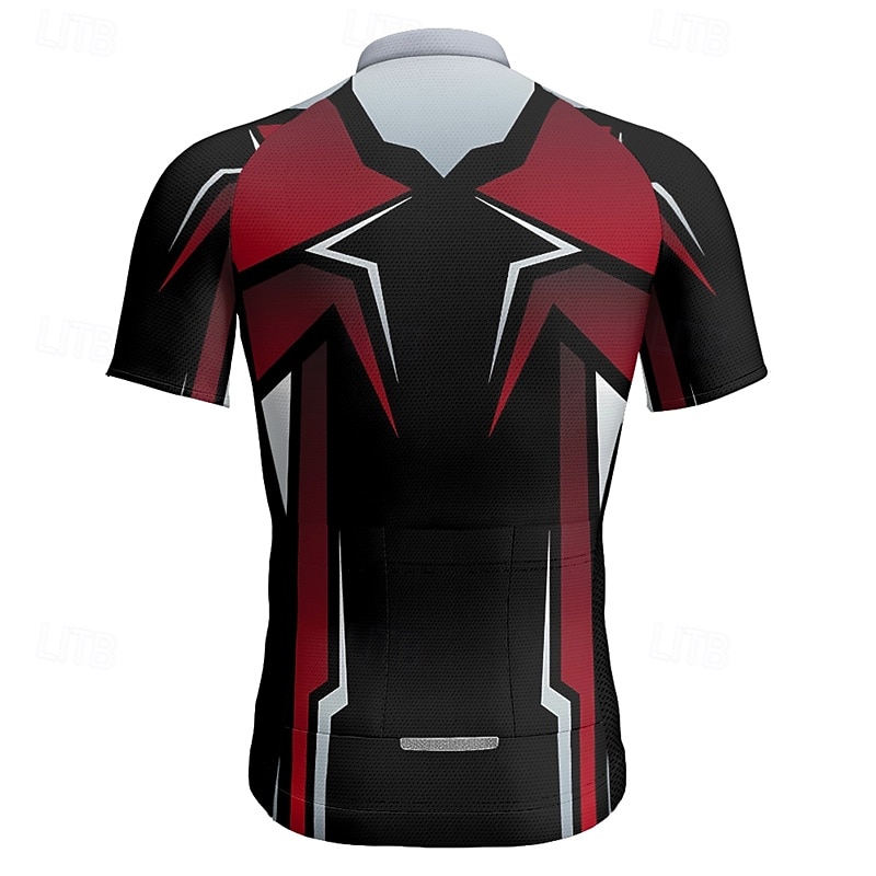 Bărbați Jersey de ciclism Manșon scurt Bicicletă Tricou Tee Jerseu cu 3 buzunare spate Ciclism montan Respirabil Uscare rapidă Proiectare anatomică Wicking Galben Rosu Albastru Sport Îmbrăcăminte 2025 - $25.99 –P6