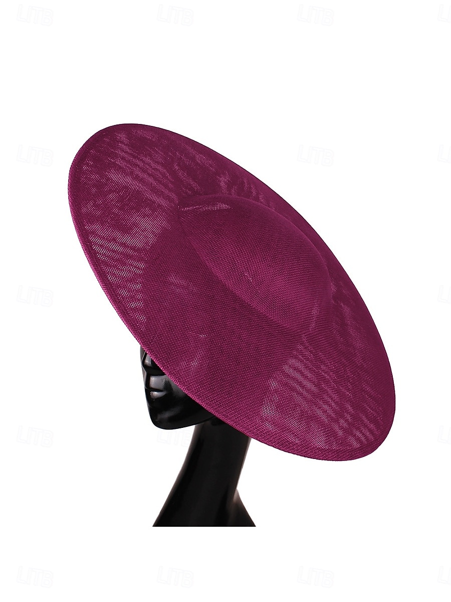 Καπέλο Ψεύτικου Λινών Bowler  Cloche Επίσημο Βικτοριανό Με Καθαρό Χρώμα Με Καπέλο 2025 - $14.99 –P1