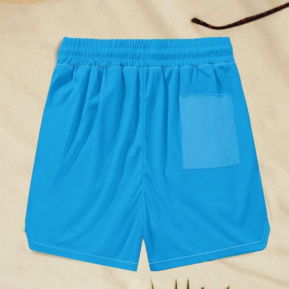 Ανδρικά Τροπικά φυτά Σορτς με επένδυση Σορτς κολύμβησης 2 σε 1 Σορτσάκια Κολύμβησης Μεσαία Μέση Χαβανέζα Διακοπές Αργίες Ρούχα παραλίας Πλαϊνές τσέπες Με επένδυση συμπίεσης Ελαστική μέση με κορδόνι 2026 - $22.99 –P2