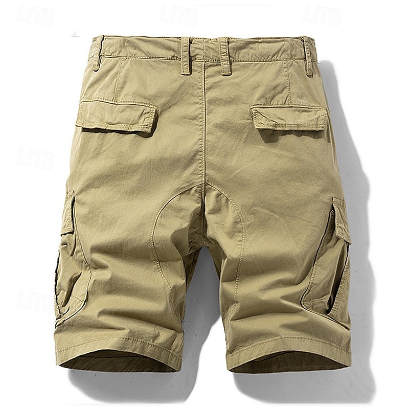 Per uomo Pantaloncini cargo Shorts Pantaloncini Estivi Coulisse Elastico in vita Multi-tasche Semplice Comodità Indossabile Lunghezza al ginocchio All'aperto Sport Quotidiano Moda Casual Nero Cachi del 2025 a $36.99 –P2