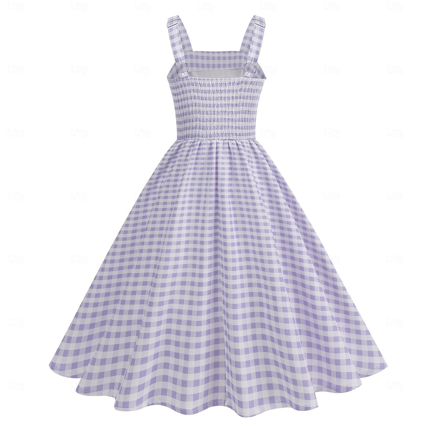 Retro Vintage 1950er Kleid Swing-Kleid Karomuster Damen Karneval Maskerade Alltagskleidung Junggesellinnenabschiedsparty Erwachsene Kleid Abschlussballkleider 2025 - $33.99 –P12