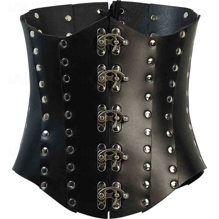 Retro Vintage Punk & Gothic Medieval Underbust Corset Fancy Dress Men's Carnival Masquerade Carnival Performance Masquerade Adults' Corset 2026 - $32.99 –P6
