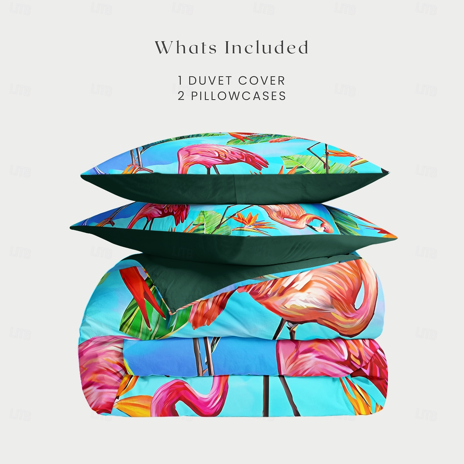Conjunto de Capa de Edredom Floral 100% Algodão Suave e Respirável com Flores Tropicais Capa de Edredom Leve e Durável Confortável para Todas as Estações Fácil de Cuidar de 2025 por $60.99 –P6