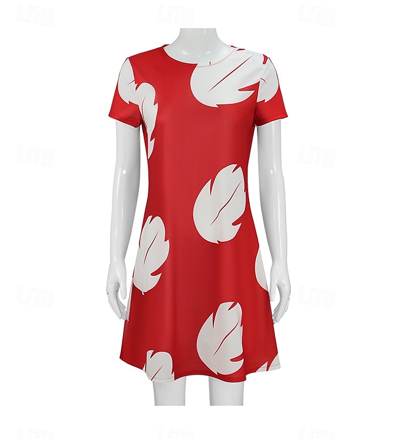 Lilo Kjoler Cosplay kostyme Karnevalskostyme Kle deg opp Film-Cosplay for Dame Voksne Halloween Karneval Verdens bokdag Ytelse Fest 2025 - $35.99 –P2