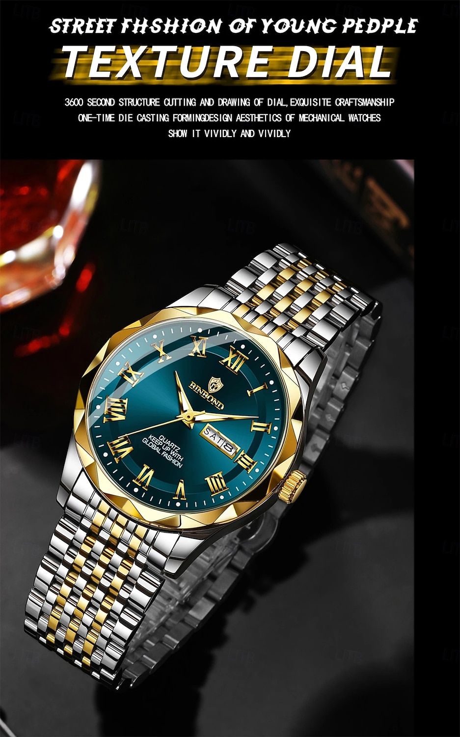 Люксовые мужские часы Кварцевые Водонепроницаемые Светящиеся Дата Хронограф Кожаные Мужские наручные часы Военные спортивные часы Мужские B6367 2026 - $9.59 –P8