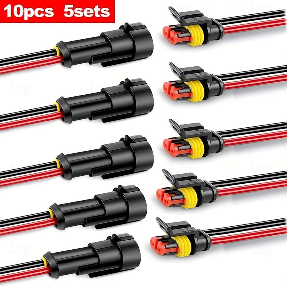 Electrical Connector Male Female Plug Socket Quick Disconnect Plug 18AWG Car Waterproof Wire For Car Truck Motorcycle Boat 2026 - $18.99 –P5