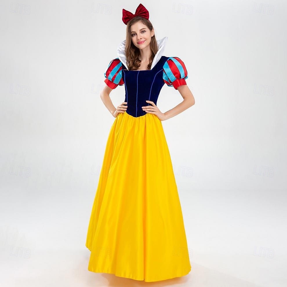 Schnee und die sieben Freunde Prinzessin Fee Kleid Cosplay Kostüm Umhang Verkleiden for Damen Erwachsene Halloween Karneval Party Leistung 2026 - $65.99 –P7