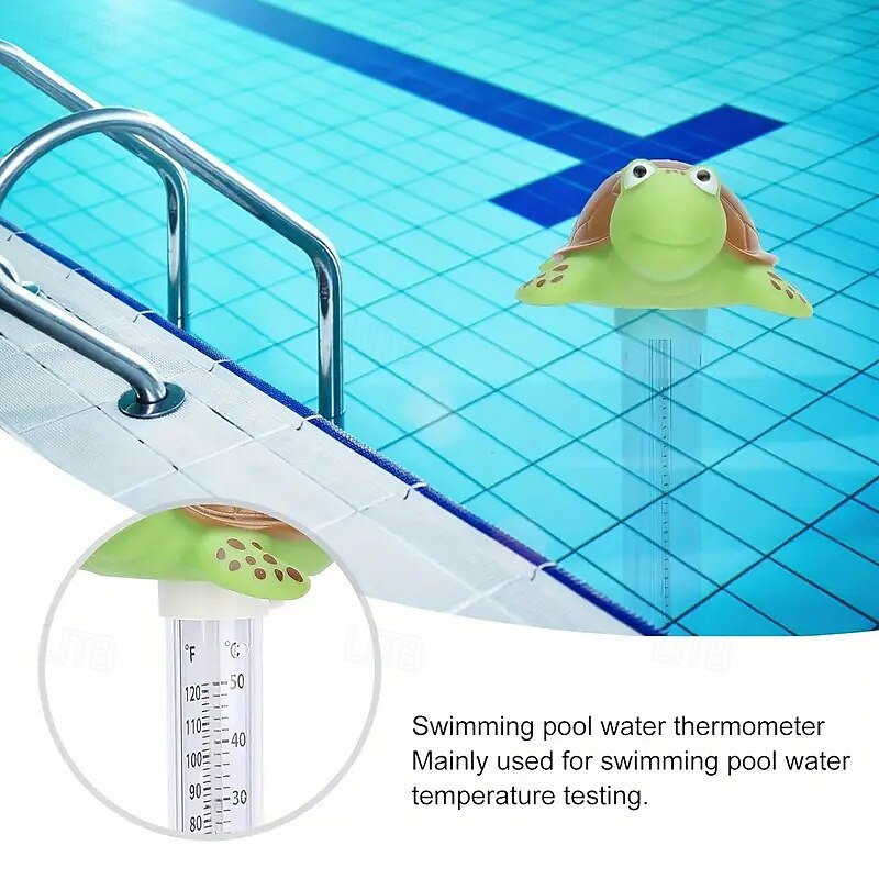 Swimming Pool Floatation Thermometer Swimming Pool Floatation Thermometer Green Turtle Cartoon Swimming Pool Thermometer 2025 - $23.99 –P6