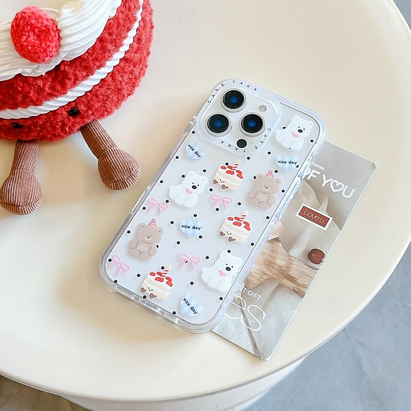 Custodia per iPhone 16e iPhone 16 iPhone 16 Pro iPhone 16 Pro Max iPhone 15 iPhone 15 Pro Max iPhone 14 Pro Max Custodia posteriore antishock cartone TPU acrilico del 2025 a $14.99 –P8