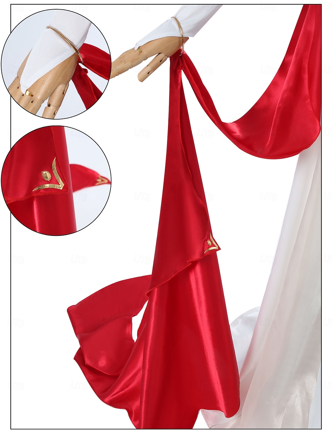 Sors Néró Anime Szerepjáték Jelmezek Cosplay öltönyök Álarcos mulatság Teljesítmény Parti Ruha Ujjak Még több kiegészítő Kompatibilitás Női Felnőttek 2025 - $73.99 –P6