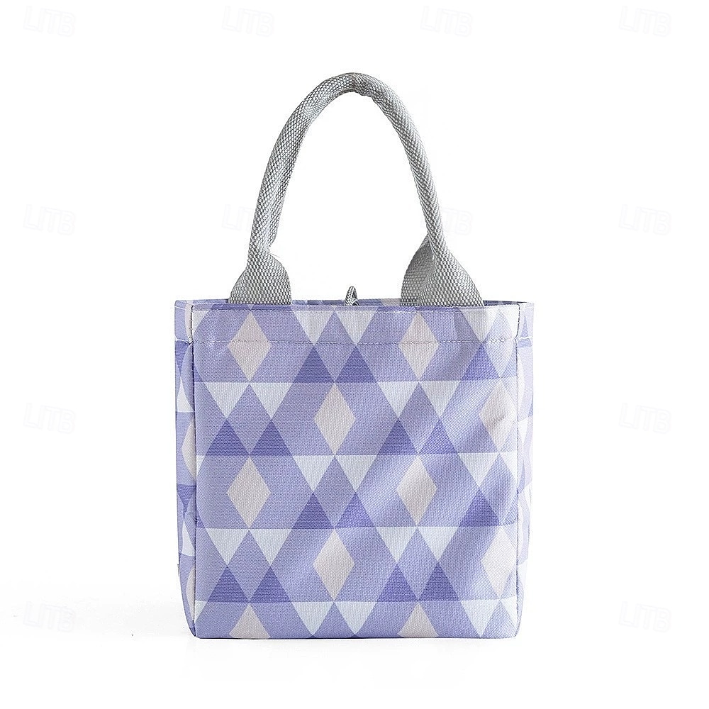 Imitation Hemp Insulated Lunch Bag – Portable Handheld Food Carrier for Students, Fresh-Keeping Picnic Tote 2025 - $13.99 –P3