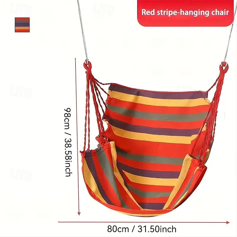 1 Piece Hammock Chair Swing Seat Sturdy Hammock Chair With Multiple Drawstrings Comfortable and Durable and Equipped With Two Ropes and Instructions for Easy Hanging Ideal for Outdoor Use 2025 - $54.99 –P13