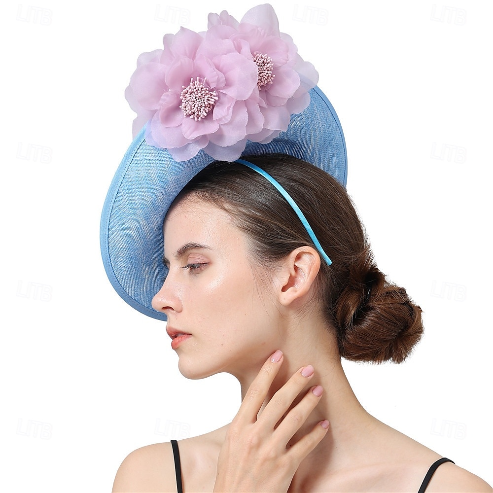 Hodeplagg Stoff Fedora-hatt Bryllup Fødselsdag Temafest Hesteveddeløp Elegant Vintage Søt Med Fjær Blomsterhodeplagg 2025 - $39.99 –P4