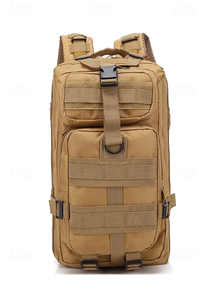 Heren outdoor tactische rugzak met meerdere compartimenten en molle-systeem - duurzaam en praktisch voor buitensportliefhebbers zoals wandelen, kamperen en militaire activiteiten 2025 - $26.99 –P6