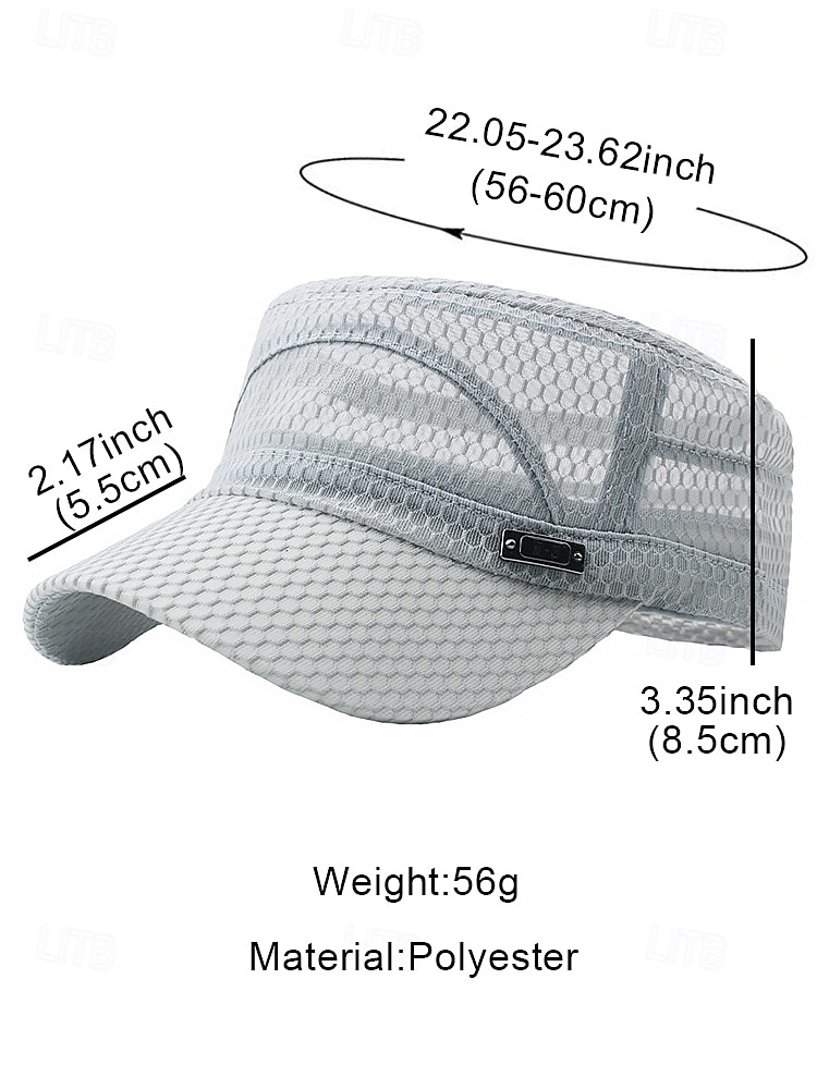 "Men's Breathable Mesh Military Cap – Lightweight Summer Army Hat, Outdoor Tactical Sun Visor for Hiking, Fishing & Sports" 2025 - $11.99 –P3