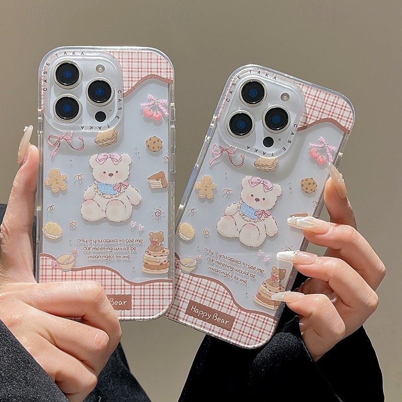 puhelin Etui Käyttötarkoitus iPhone 16 15 14 Pro Max iPhone 16e iPhone 13 Takakuori Iskunkestävä Piirretty TPU Akryyli 2025 - $12.99 –P10
