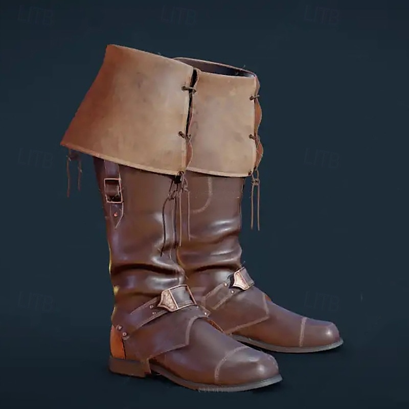 Retro Středověké Renesanční Boty Pánské Dámské Unisex Keltské Pirát předvečer Všech svatých Karneval Plesová maškaráda Večírek Plesová maškaráda Dospělé Boty 2025 - $49.99 –P1