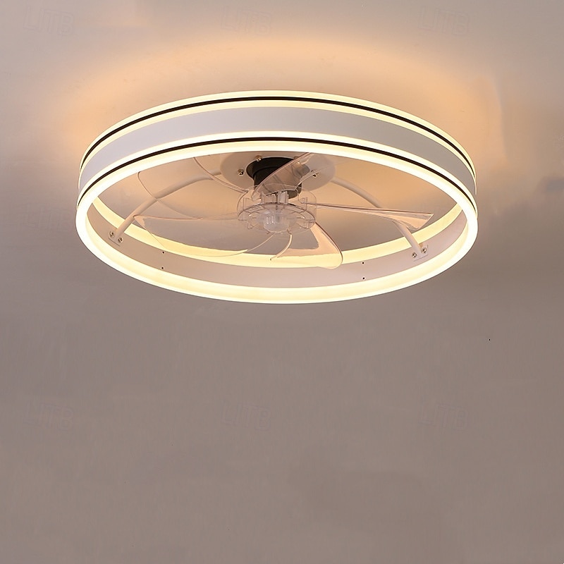 50 cm تخفيت مروحة سقف معدن أكريليك الحديث أسلوب الشمال 220-240V 2025 - $205.79 –P5
