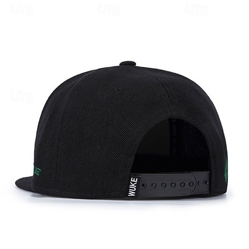 Per uomo Cappello snapback Cappello da Sole Bianco Bianco / Nero Misto poliestere / cotone Ricamato Moda Casual Quotidiano Foglia di erbaccia Regolabile Protezione solare Traspirante del 2025 a $9.99 –P3