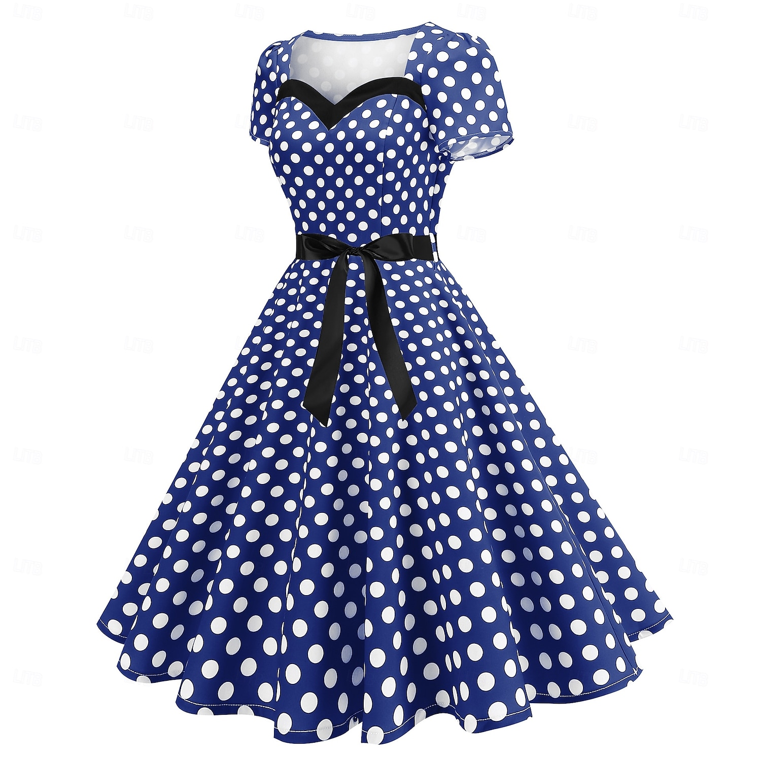 Retro Vintage 1950s Dress Swing Dress Polka dots Women's Carnival Masquerade Daily Wear Bachelorette Party Adults' Dress Homecoming Dresses 2025 - $41.99 –P2