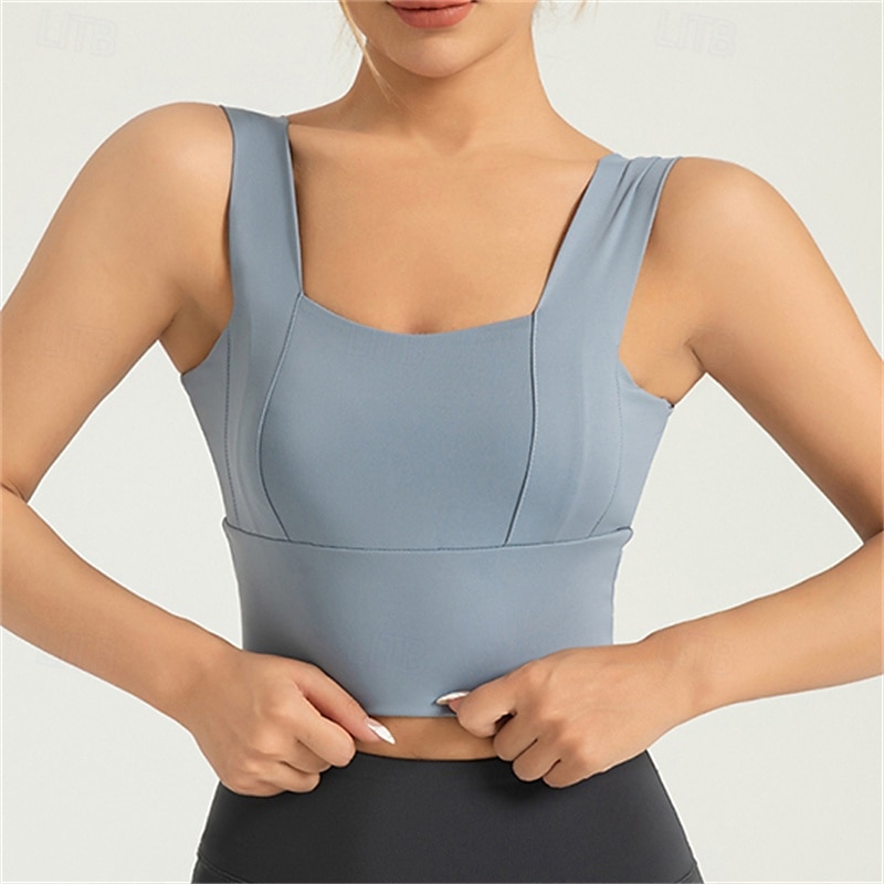 Per donna Sostegno leggero Reggiseno sportivo Reggiseno da corsa Schiena aperta Senza ferretto Top reggiseno Imbottito Fitness Sport ricreativo Corsa Traspirante Leggero Morbido Spandex Rosa scuro del 2025 a $20.79 –P4