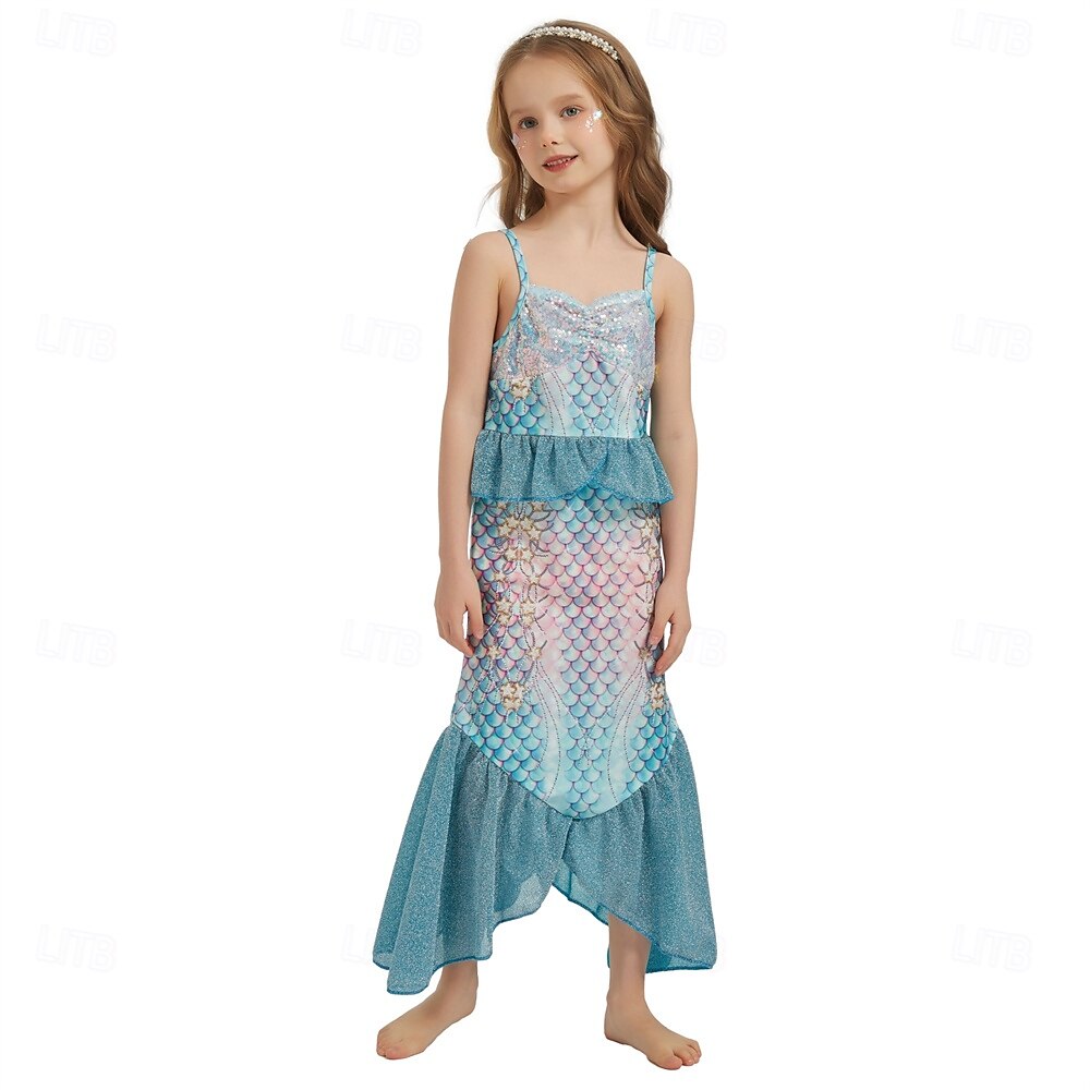 The Little Mermaid Little Mermaid Princess Mermaid Dress Theme Party Costume Cosplay Movie Cosplay for Girls' Kid's Carnival Masquerade Party Holiday 2025 - $30.99 –P10