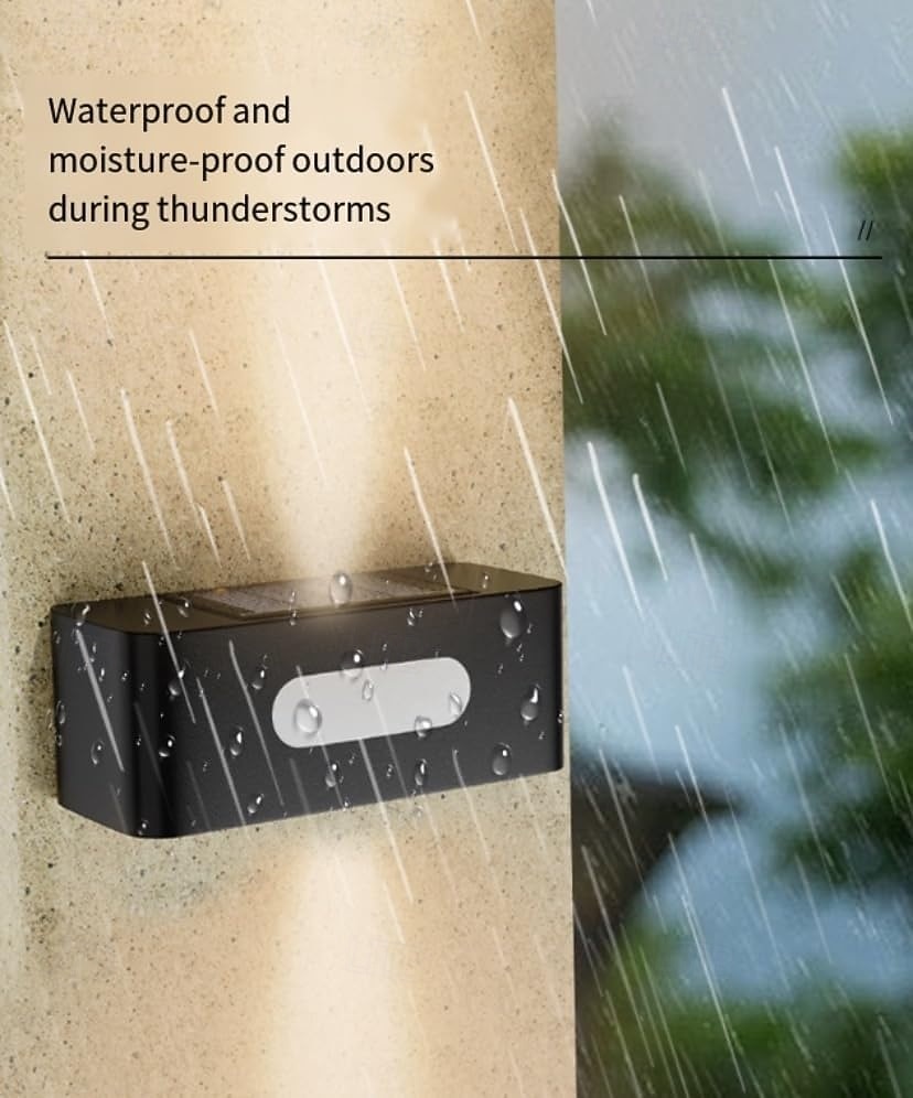 LED Solar Outdoor Wall Lights Step Lights Waterproof Up and Down Security Wall Lamps Energy Saving Step Lights LED Lighting for Garden Step Stair Yard Pathway Backyard Decoration Solar Fence Lights (Warm/White) 2026 - $10.99 –P2
