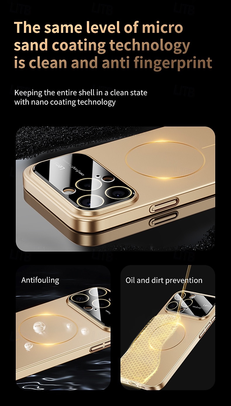 телефон Кейс для Назначение iPhone 17 Pro Max 17 Air i16 15 14 Pro Max Plus 15 14 Pro Max 13 12 Pro Max Кейс на заднюю панель Магнитный Поддержка беспроводной зарядки Защита от удара Ретро ПК 2025 - $11.99 –P7