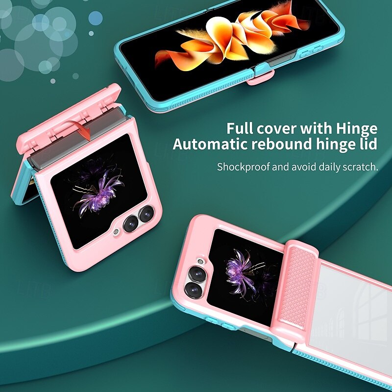 телефон Кейс для Назначение SSamsung Galaxy Z-флип 6 Z Flip 5 Кейс на заднюю панель Защита от удара Ретро ТПУ ПК 2025 - $22.99 –P3