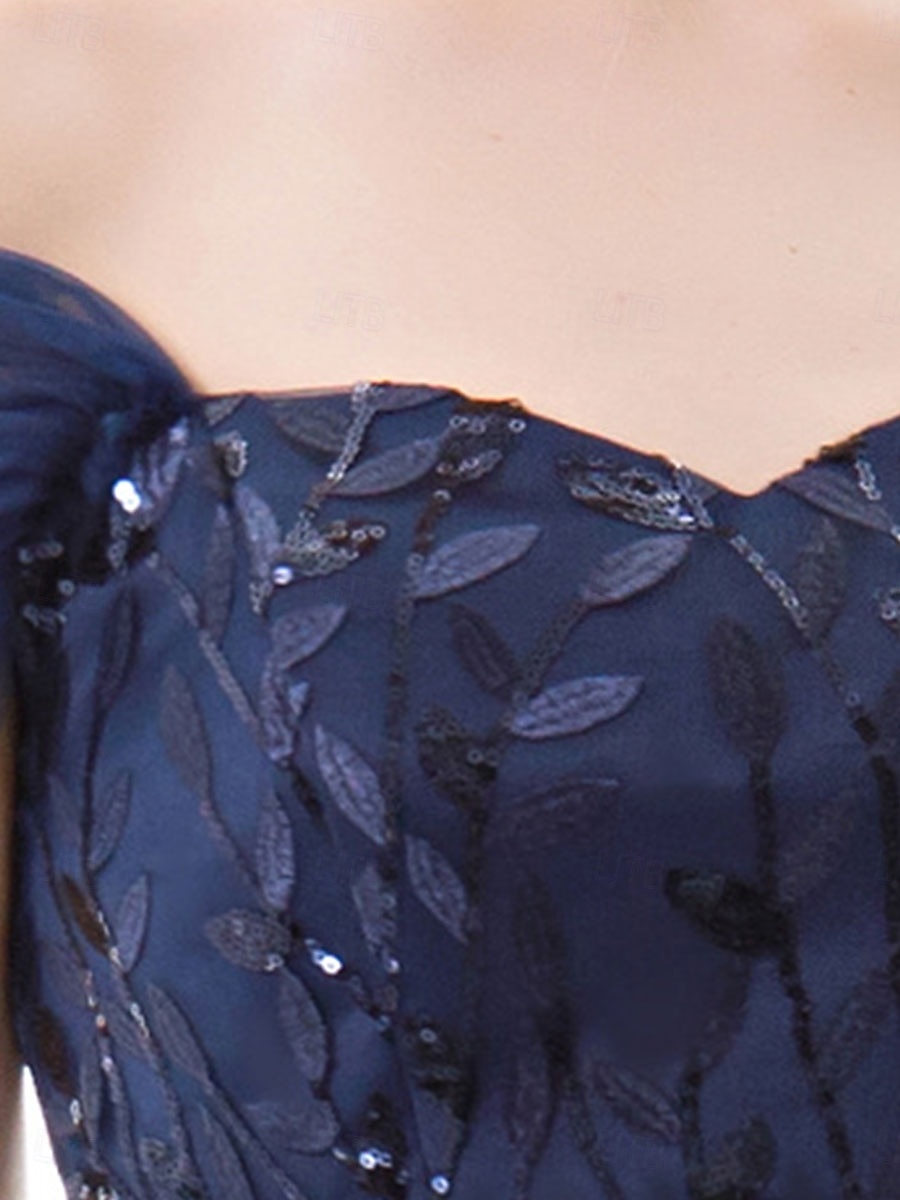 Robe de bal A-Line de quinceanera Élégante robe de mariage invité longueur au sol manches courtes dénudée en polyester sans dos avec plis de 2025 ? $109.99 –P4
