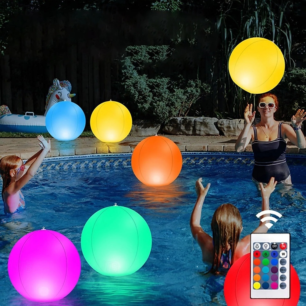 20/40 cm LED Ball Light with Remote Waterproof LED Globe Light Glowing Mood Lamp Dimmable 16 RGB Colors Night Light for Home Garden Patio Pool Party Decor 2026 - $29.99 –P2