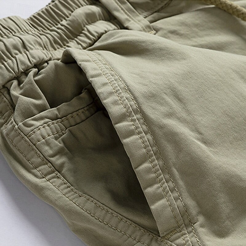 Per uomo Pantaloncini cargo Shorts Pantaloncini Estivi Multi-tasche Tasca con Patta Semplice Comodità Indossabile Lunghezza al ginocchio All'aperto Sport Quotidiano Moda Casual Nero Cachi del 2025 a $35.99 –P9