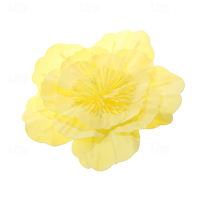 Tocados Poliéster Boda Fiesta de Noche Elegante Boda Con Flor Celada Sombreros 2025 - $17.49 –P3